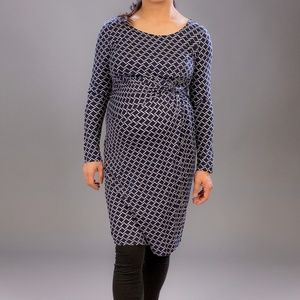 Seraphine side knot maternity dress